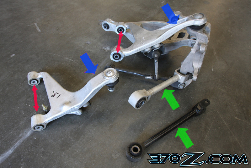 370Z vx 350Z rear suspension links